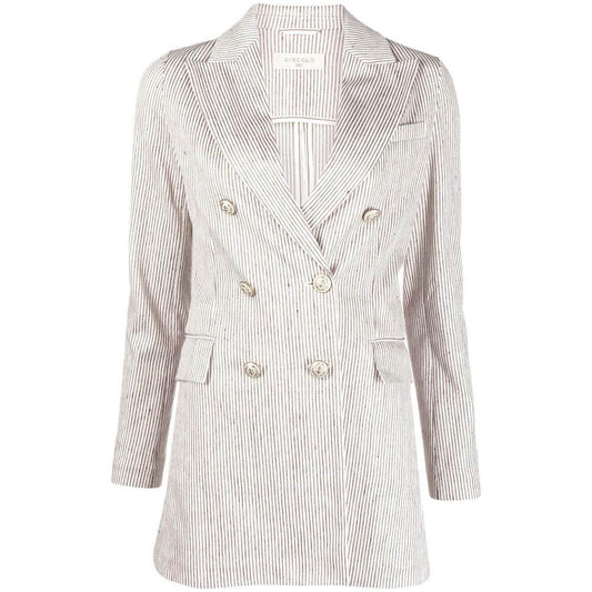 Circolo 1901 Jackets Brown Jackets Circolo 1901 Antique White
