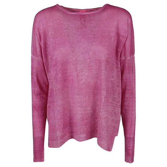 ALESSANDRO ASTE Sweaters Fuchsia Topwear Alessandro Aste Pale Violet Red