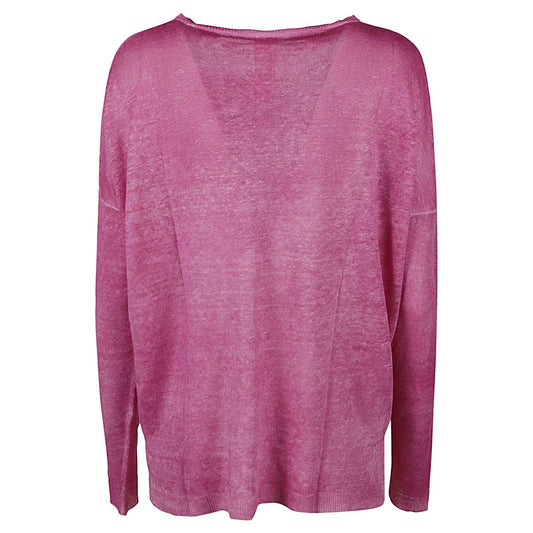 ALESSANDRO ASTE Sweaters Fuchsia Topwear Alessandro Aste Pale Violet Red