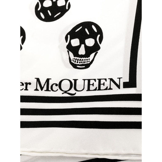 Alexander McQueen Scarfs White Scarves Hats & Gloves Alexander Mcqueen Beige