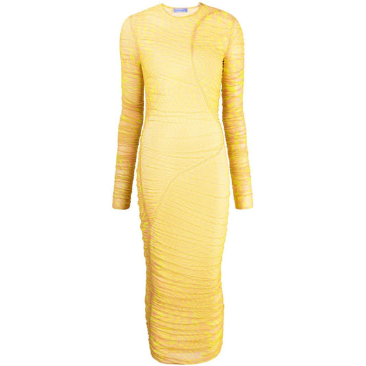 MUGLER Dresses Green Dresses Mugler Light Goldenrod
