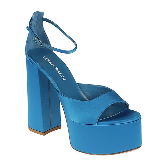 Lella Baldi Sandals Blue Sandals Lella Baldi Steel Blue