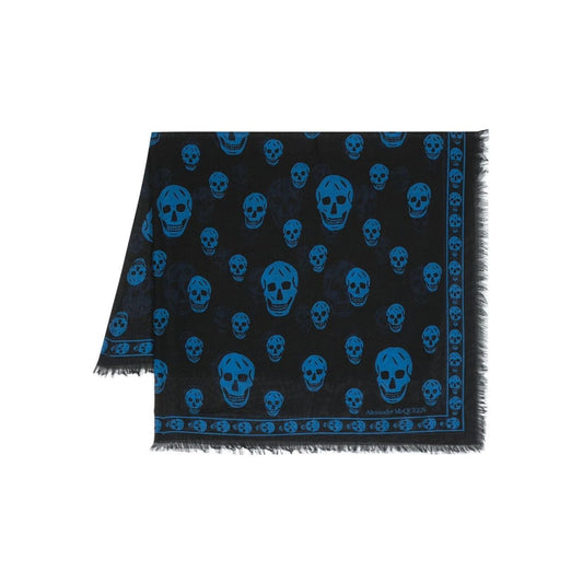 Alexander McQueen Scarfs Black Scarves Hats & Gloves Alexander Mcqueen Dark Slate Gray