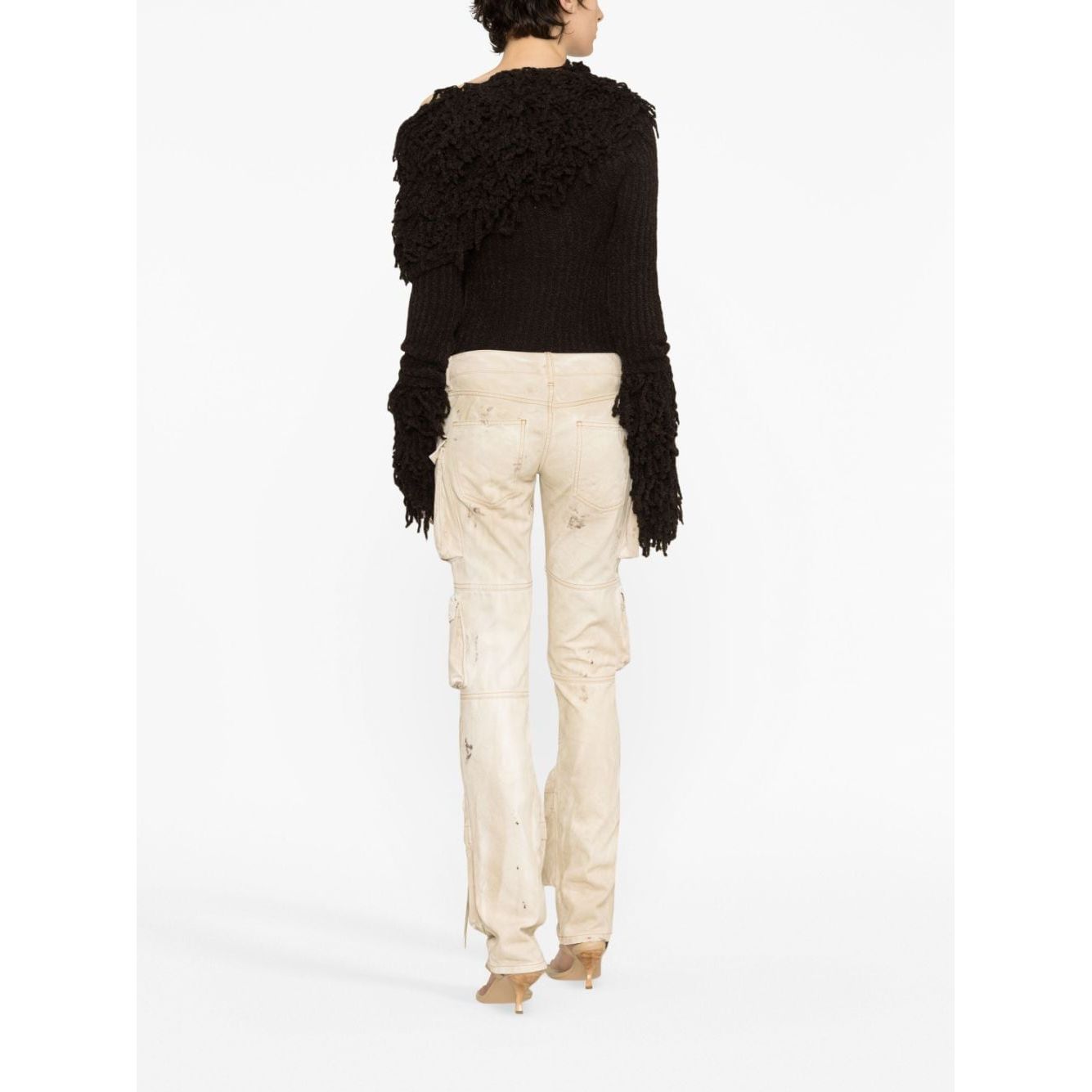 The Attico Trousers Beige 236WCP113D060519