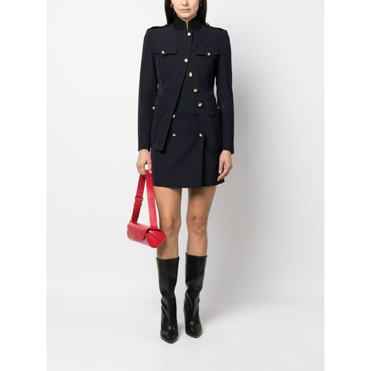 Alexander McQueen wool-cotton blend mini wrap skirt Skirts Alexander Mcqueen Lavender