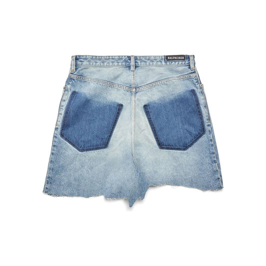 Balenciaga Denim mini skirt in organic cotton Skirts Balenciaga Dark Gray