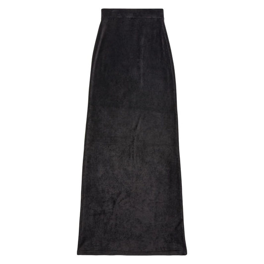 Balenciaga velvet-effect high-waisted skirt Skirts Balenciaga Dark Slate Gray