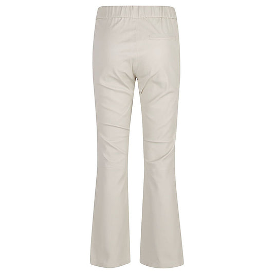 ENES Trousers White RELAXBOOTCUTPLONGESTRETCHCLAY