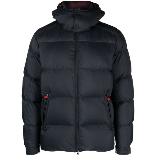 Kiton Coats Blue Jackets Kiton Dark Slate Gray