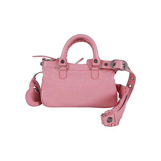 Balenciaga Le cagole small leather shoulder bag Handbag Balenciaga Rosy Brown