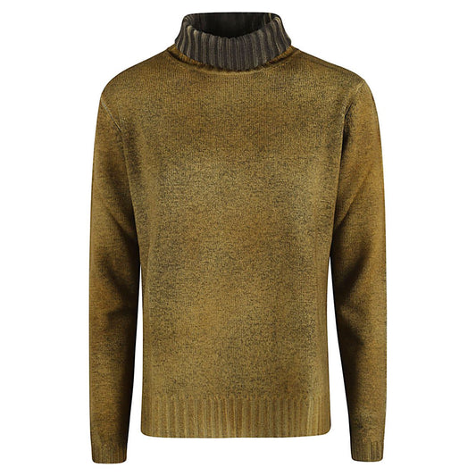 ALESSANDRO ASTE Sweaters Dove Grey Topwear Alessandro Aste Dark Olive Green