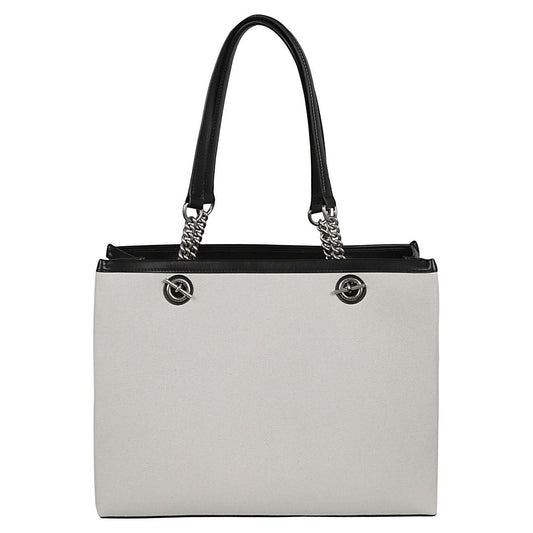 Balenciaga logo print canvas tote bag Shopper Balenciaga Gray