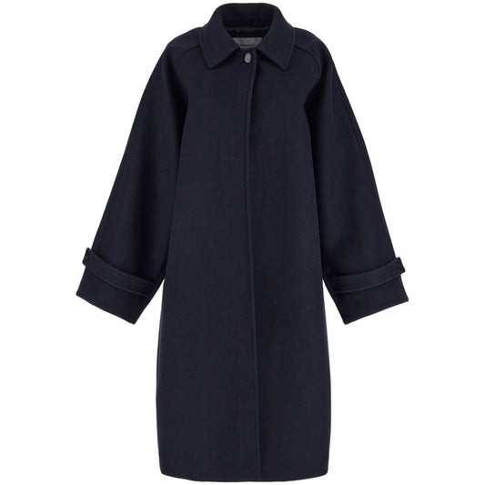 Ferragamo Coats Blue Jackets Ferragamo Black