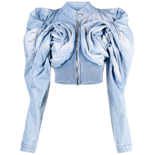 MASHA POPOVA Coats Denim Jackets Masha Popova Light Steel Blue