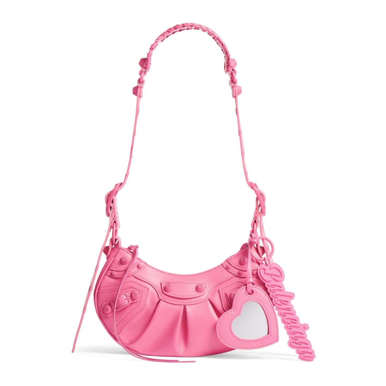 Front view with bag zipped and handles upright.