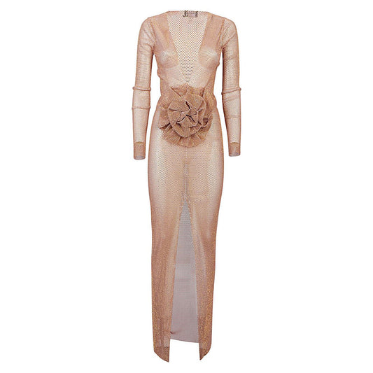 SANTA BRAND Dresses Beige Dresses Santa Brand Rosy Brown
