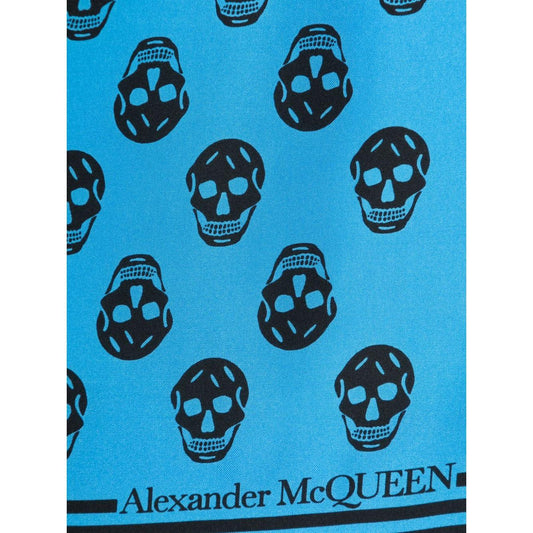 Alexander McQueen Scarfs Blue Scarves Hats & Gloves Alexander Mcqueen Dodger Blue