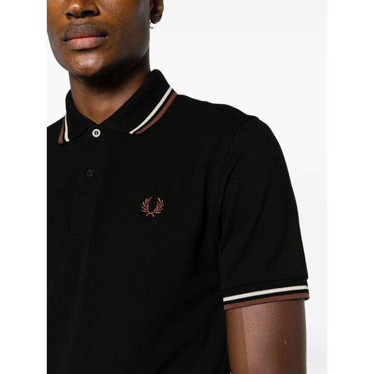 Fred Perry T-shirts and Polos Black M12T24