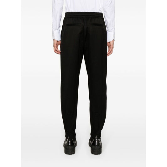 Alexander McQueen Trousers Black Trousers Alexander Mcqueen White Smoke