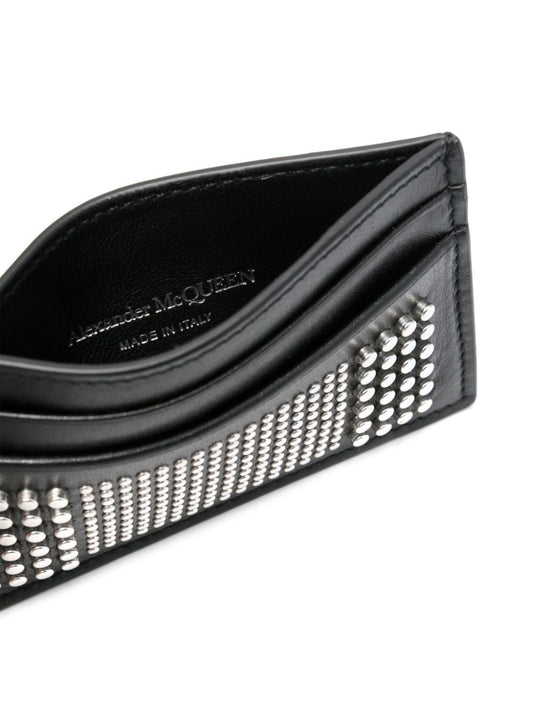 Alexander McQueen Wallets Black Small Leather Goods Alexander Mcqueen Dark Slate Gray