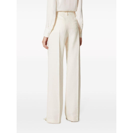 Valentino Trousers White Trousers Valentino White Smoke