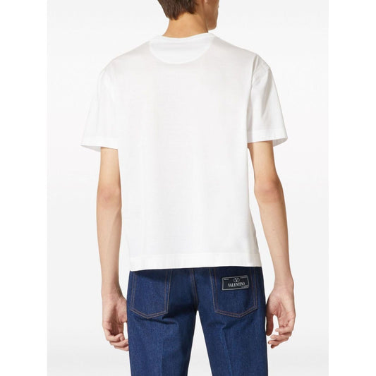 Valentino T-shirts and Polos White Topwear Valentino White Smoke