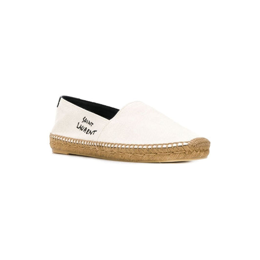 Saint Laurent  Flat shoes Beige Espadrilles Saint Laurent Antique White