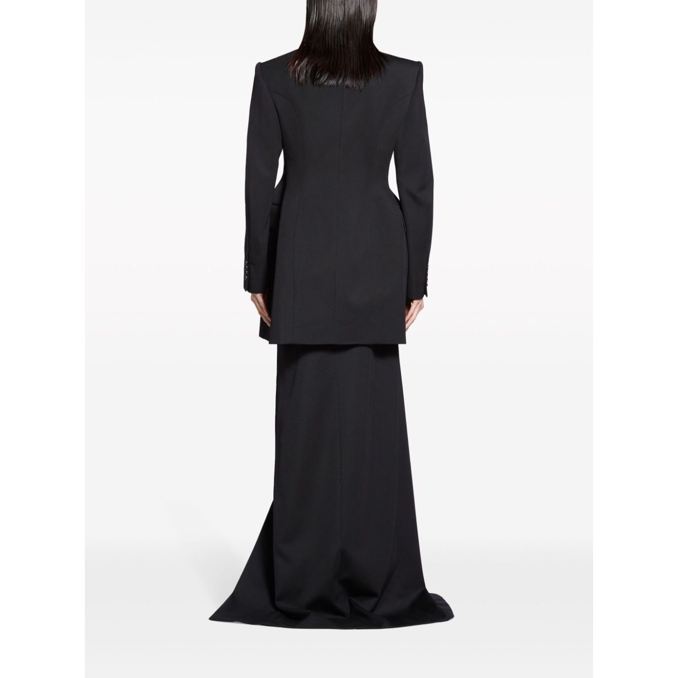 Front view with bag zipped and handles upright.