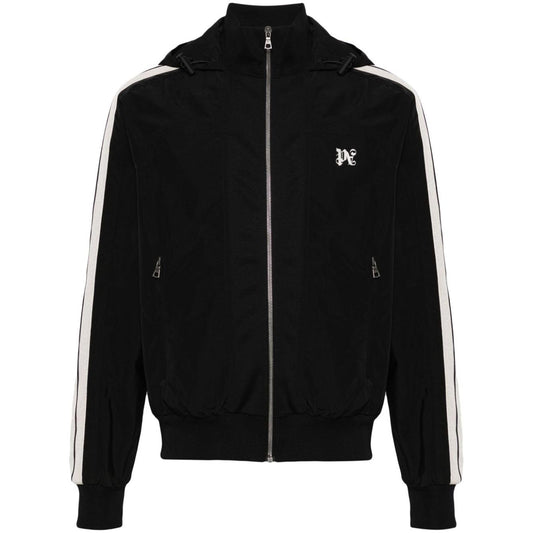 Palm Angels Jackets Black Jackets Palm Angels Black