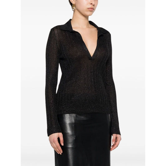 Tom Ford T-shirts and Polos Black Topwear Tom Ford White Smoke
