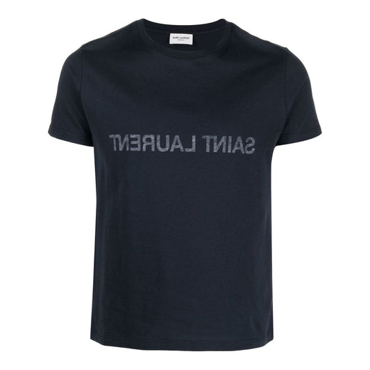 Saint Laurent  T-shirts and Polos Blue Topwear Saint Laurent Dark Slate Gray