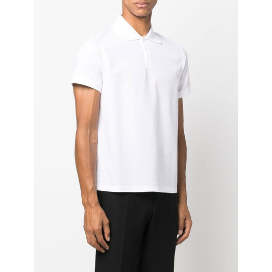 Saint Laurent  T-shirts and Polos White Topwear Saint Laurent Lavender