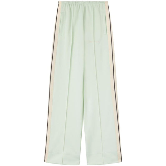 Palm Angels Trousers Green Trousers Palm Angels Light Gray