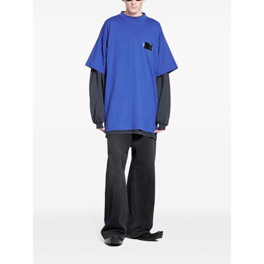 Balenciaga Gaffer Political Campaign-print T-shirt Topwear Balenciaga White Smoke