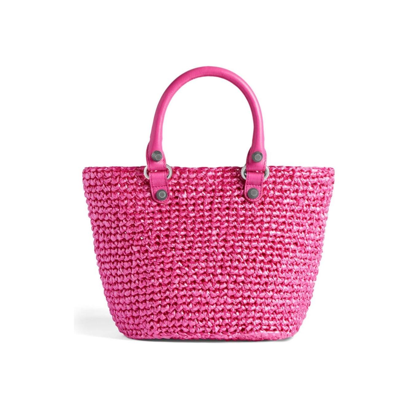 Front view with bag zipped and handles upright.