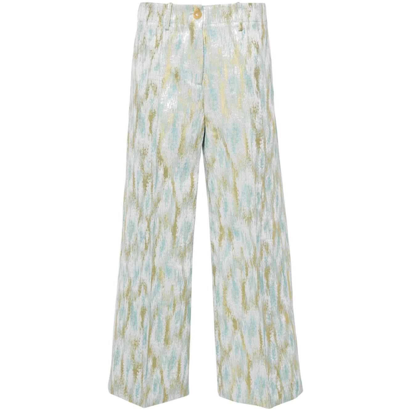 Erika Cavallini Semi-Couture Trousers MultiColour P4SQ02MXLAG