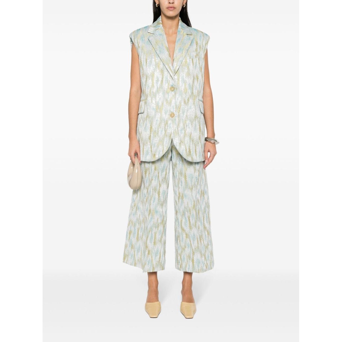 Erika Cavallini Semi-Couture Trousers MultiColour P4SQ02MXLAG