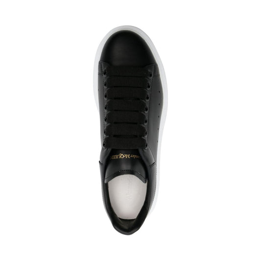 Alexander McQueen Black Leather Sneakers Sneakers Alexander Mcqueen Light Gray