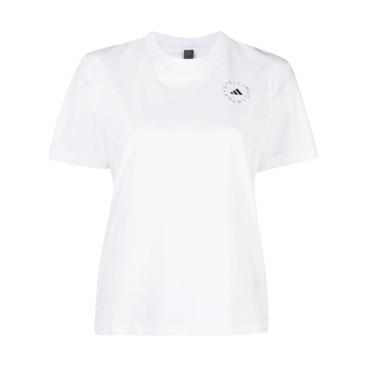 Adidas By Stella McCartney T-shirts and Polos White Topwear Adidas By Stella McCartney White Smoke