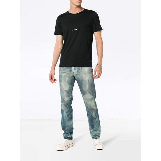 Saint Laurent  T-shirts and Polos Black Topwear Saint Laurent Dark Slate Gray