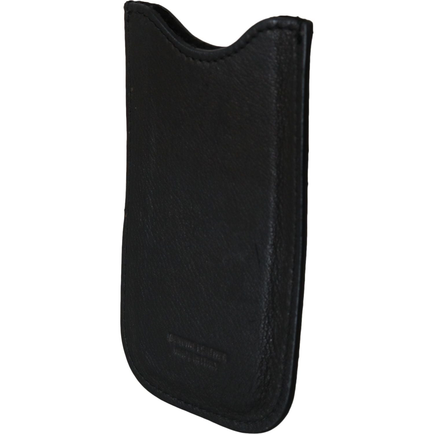 John Galliano Black Leather Multifunctional Men ID Bill Card Holder Wallet