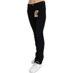 Costume National Black Low Waist Skinny Denim Cotton Jeans PAN70717-26