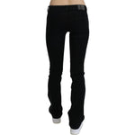 Costume National Black Low Waist Skinny Denim Cotton Jeans PAN70717-26