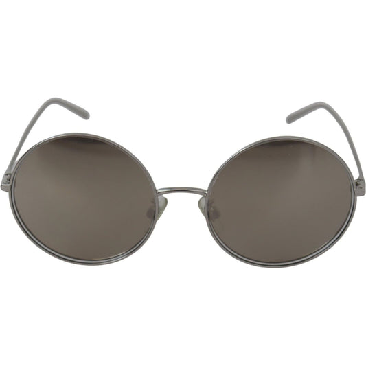 Dolce & Gabbana Chic Silver Grey Lens Sunglasses for Women Dolce & Gabbana Dim Gray