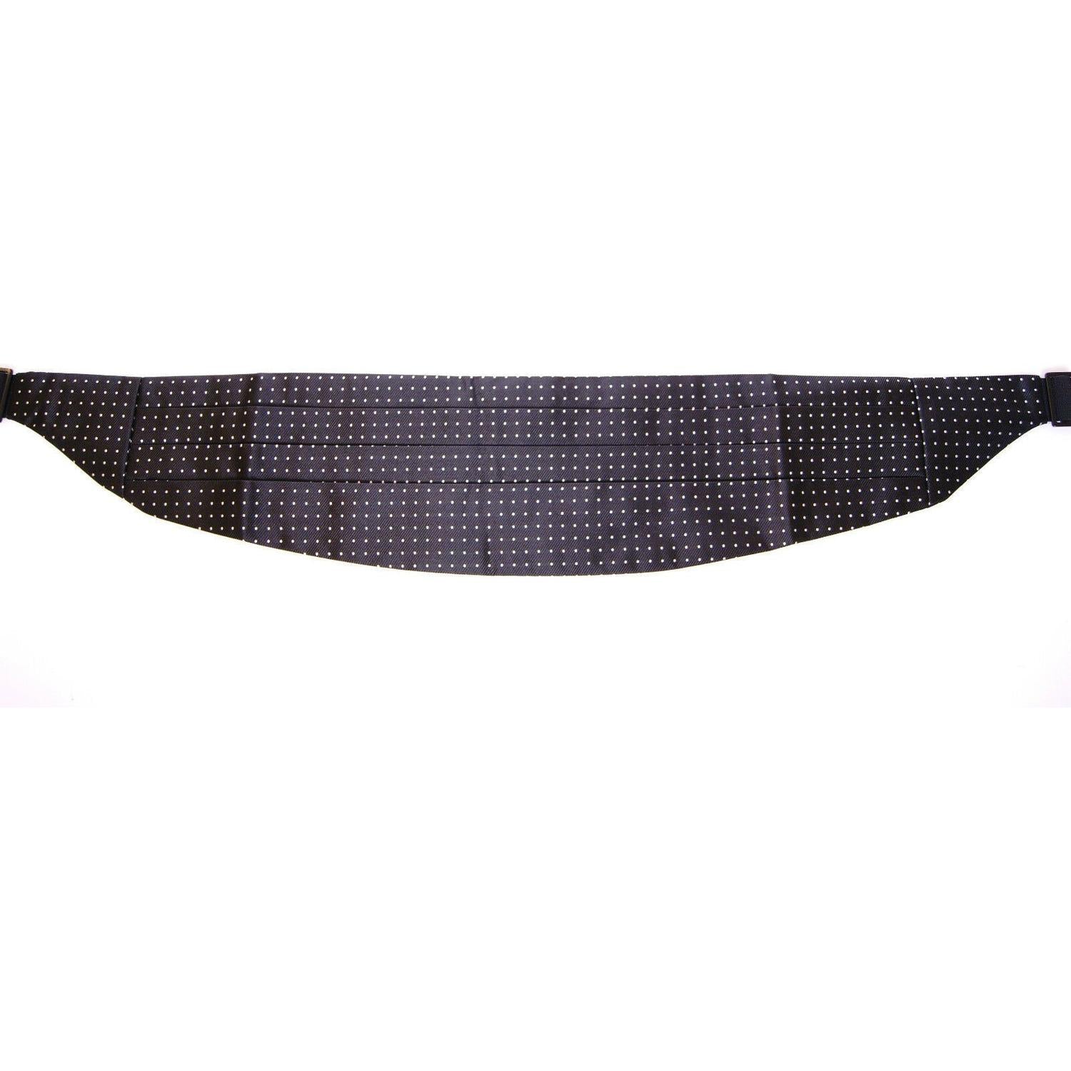 Dolce & Gabbana Black Waist Smoking Tuxedo Cummerbund Belt