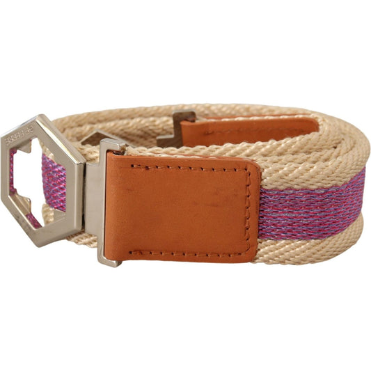 GF Ferre Elegant Multicolor Leather Fashion Belt WOMAN BELTS GF Ferre Sienna