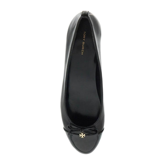 Tory Burch 'ballet flats with patent pointed toe Flat Shoes Tory Burch Dark Slate Gray