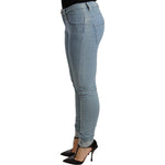 Acht Chic Push Up Slim Fit Denim Jeans Jeans & Pants Acht Slate Gray