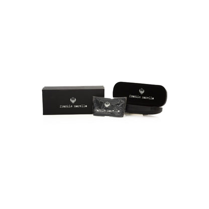 Frankie Morello Silver Metallic Men Sunglasses