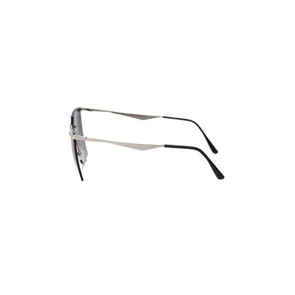 Frankie Morello Silver Metallic Women's Sunglass